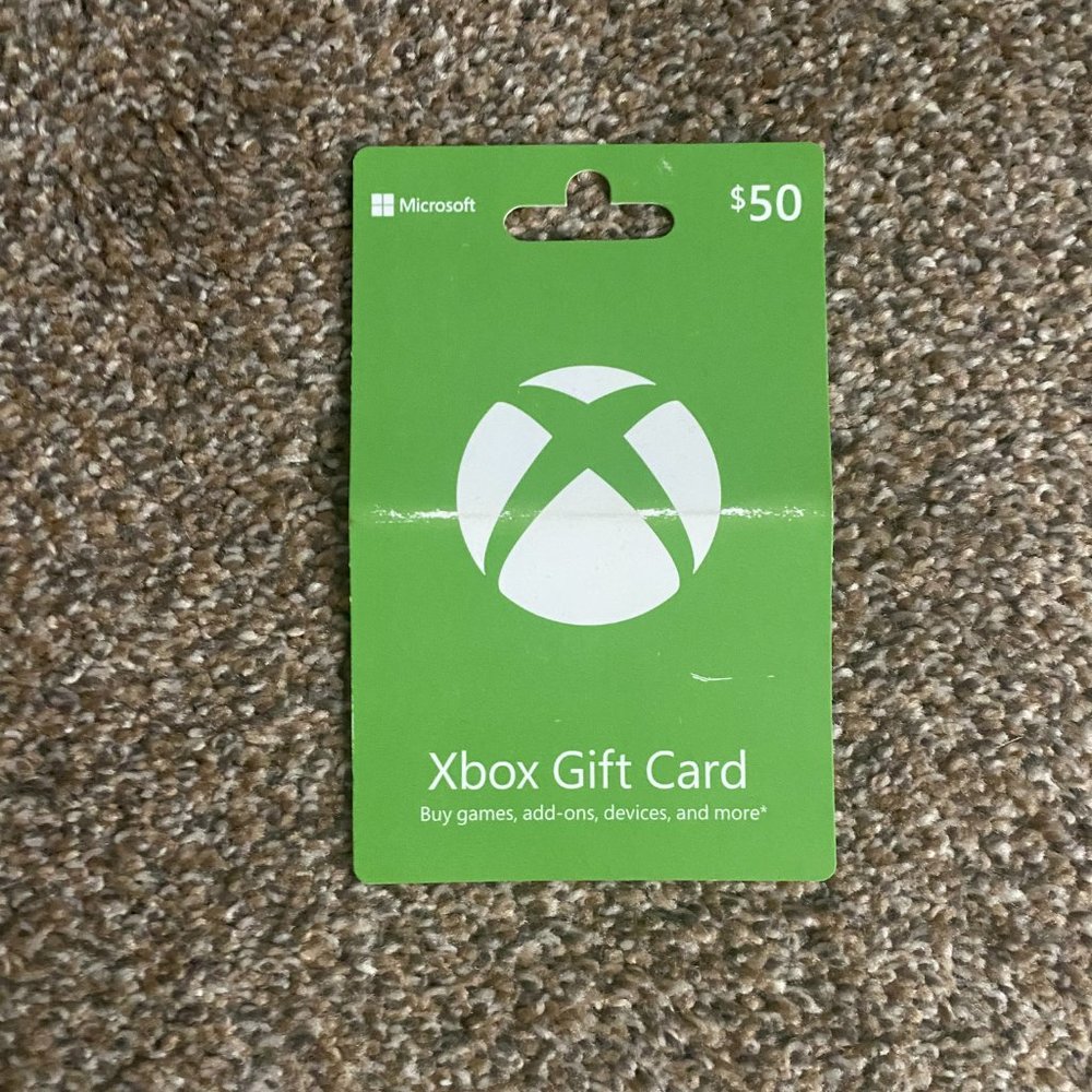 Xbox $50 gift card